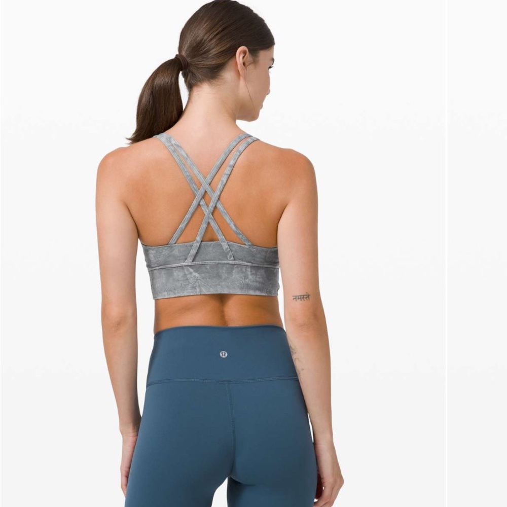 Lululemon Energy Bra Ice Wash Asphalt Gray Size: XS - Picture 7 of 10